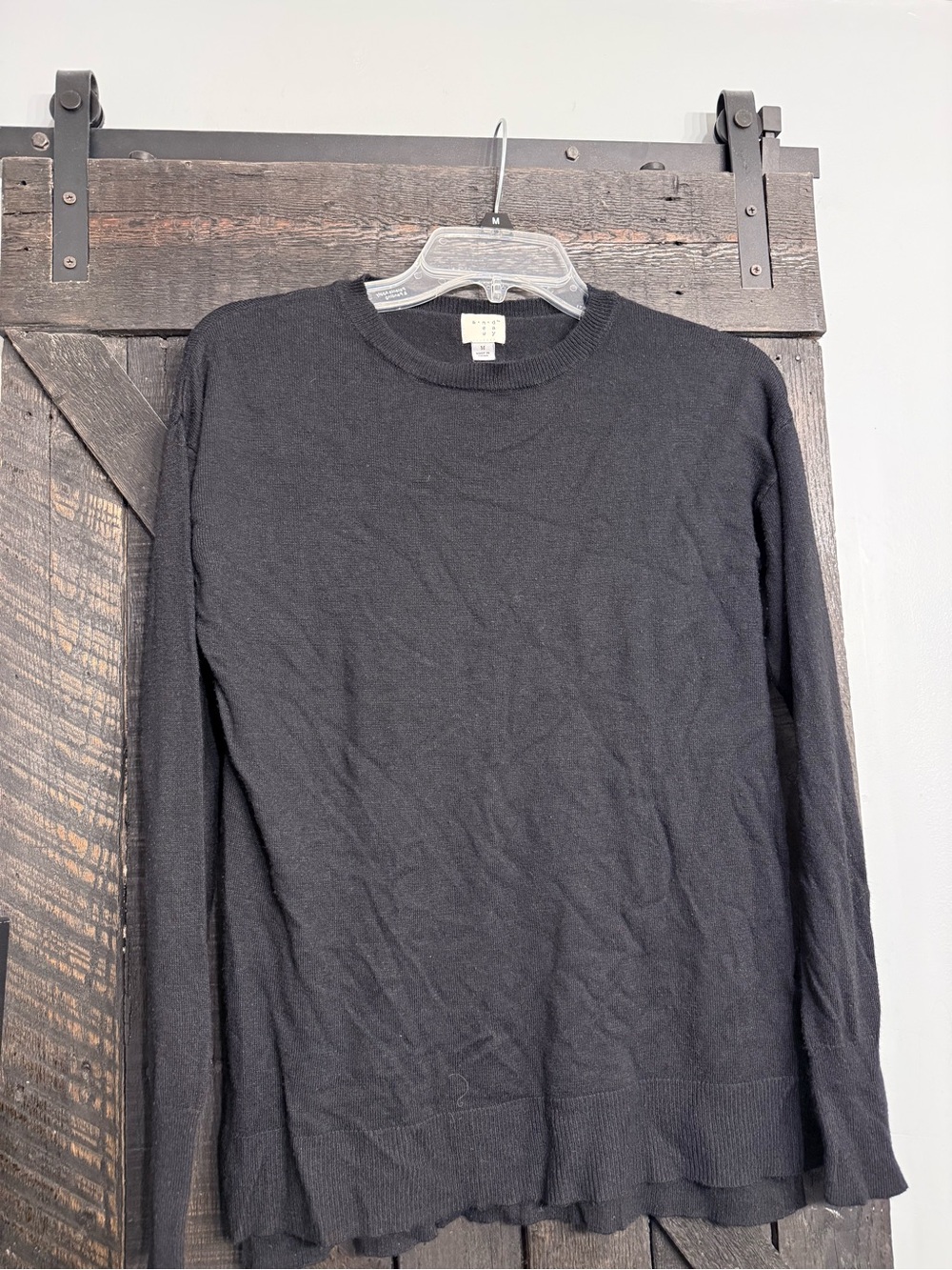 Classic Crewneck Sweater - Black